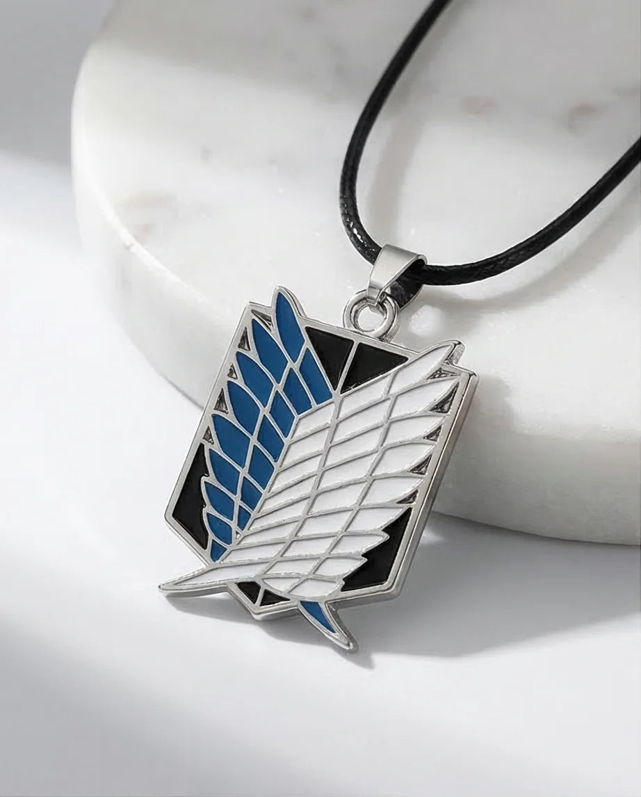 Freedom’s Shield: Premium Anime Enamel Pendant