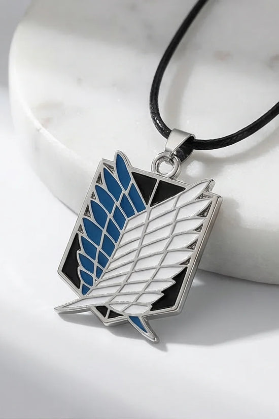 Freedom’s Shield: Premium Anime Enamel Pendant
