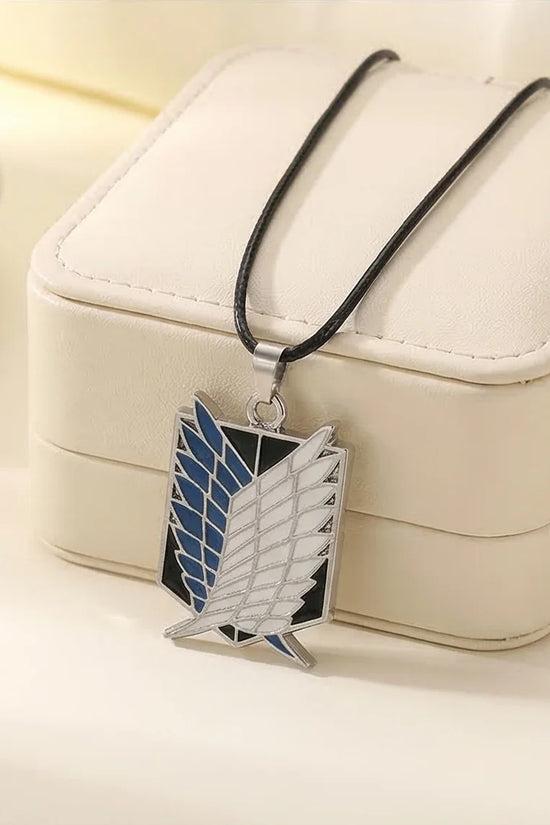 Freedom’s Shield: Premium Anime Enamel Pendant
