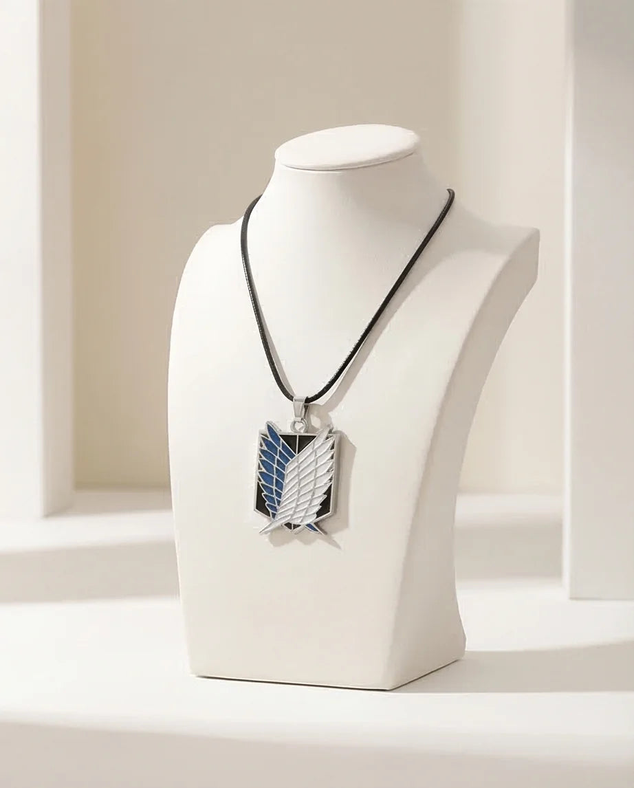 Freedom’s Shield: Premium Anime Enamel Pendant