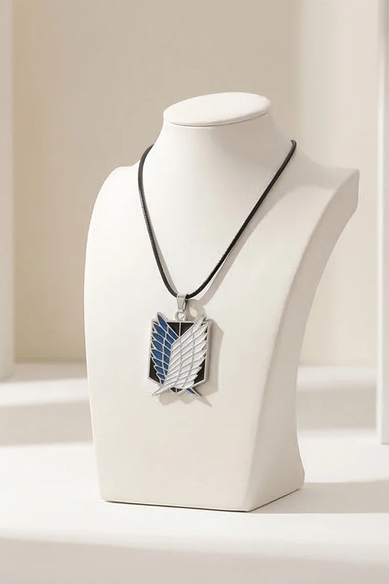 Freedom’s Shield: Premium Anime Enamel Pendant