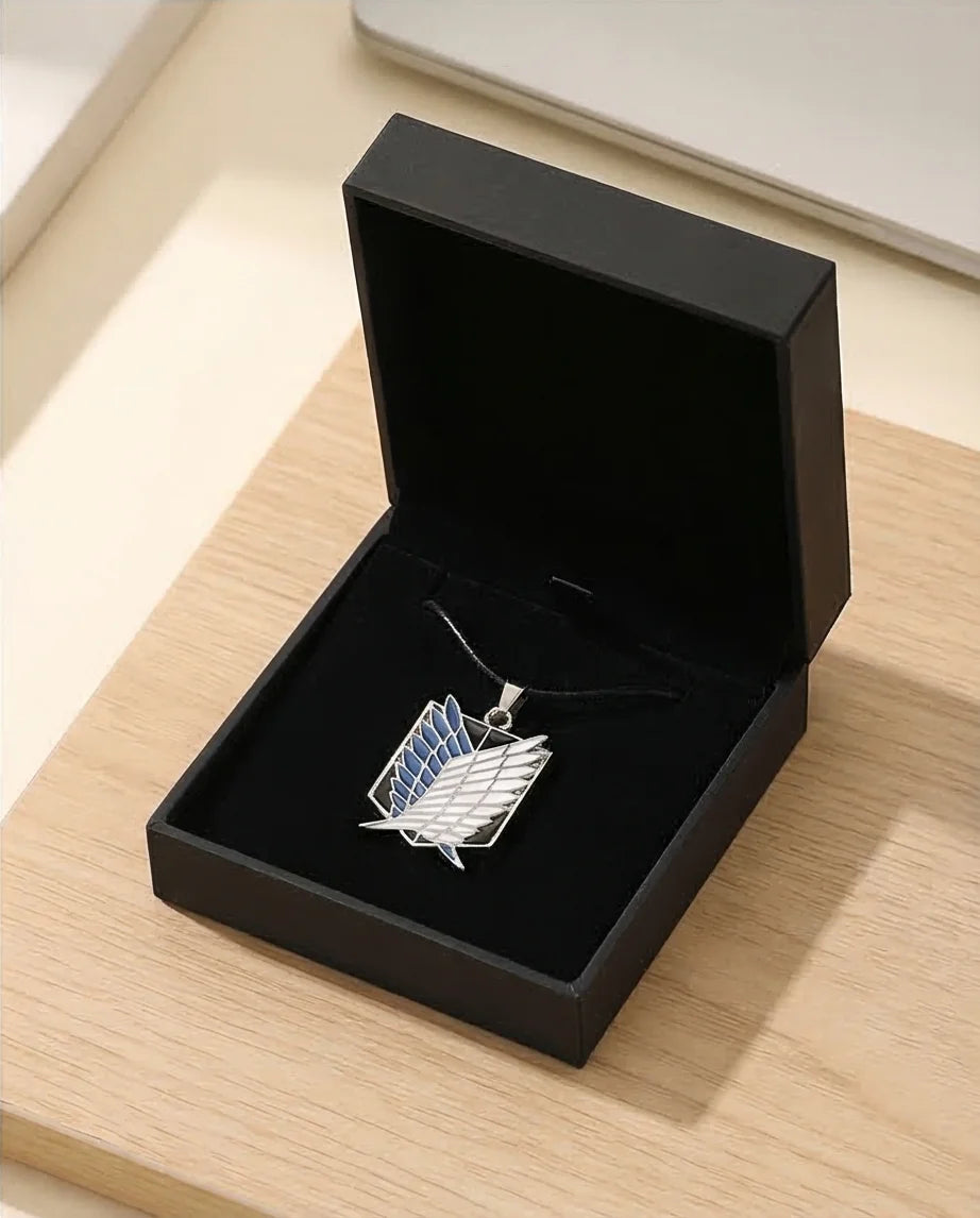 Freedom’s Shield: Premium Anime Enamel Pendant