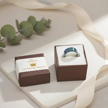 Rainbow Horse Titanium Ring 5,3cm