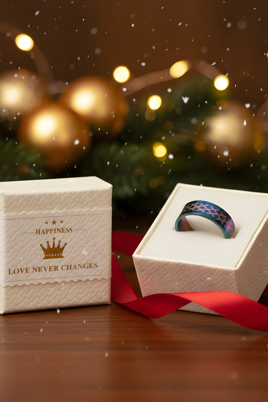 Rainbow Playing Cards Ring 5.9cm