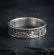 Summit Horizon: Antique Nature Landscape Ring