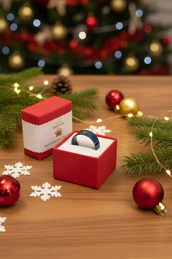 Midnight Blue Engraved Ring 6.3cm