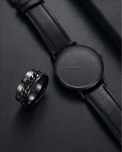 The Obsidian Roman Chain Band