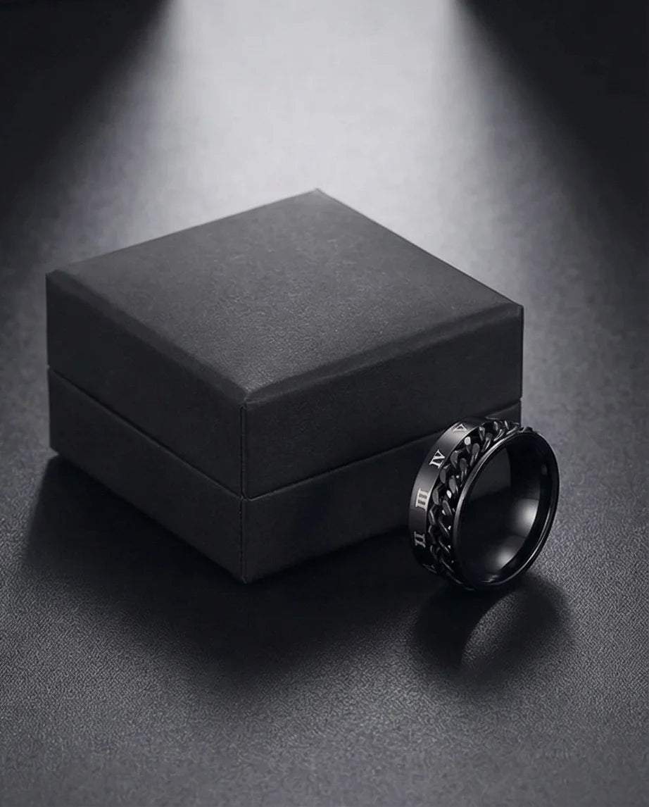 The Obsidian Roman Chain Band