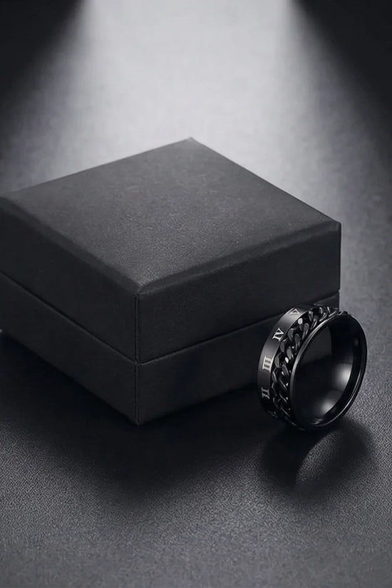 The Obsidian Roman Chain Band