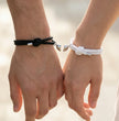 The Magnetic Pulse: Heart-Link Couple Bracelets