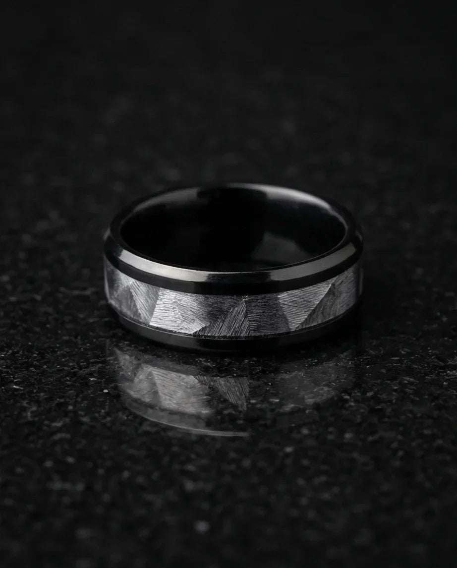 The Azure Edge Titanium Band