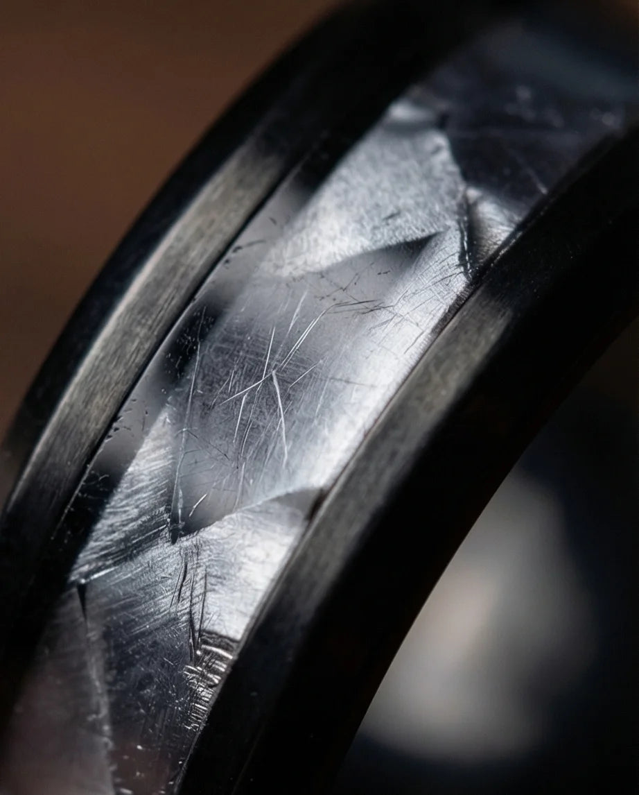 The Azure Edge Titanium Band