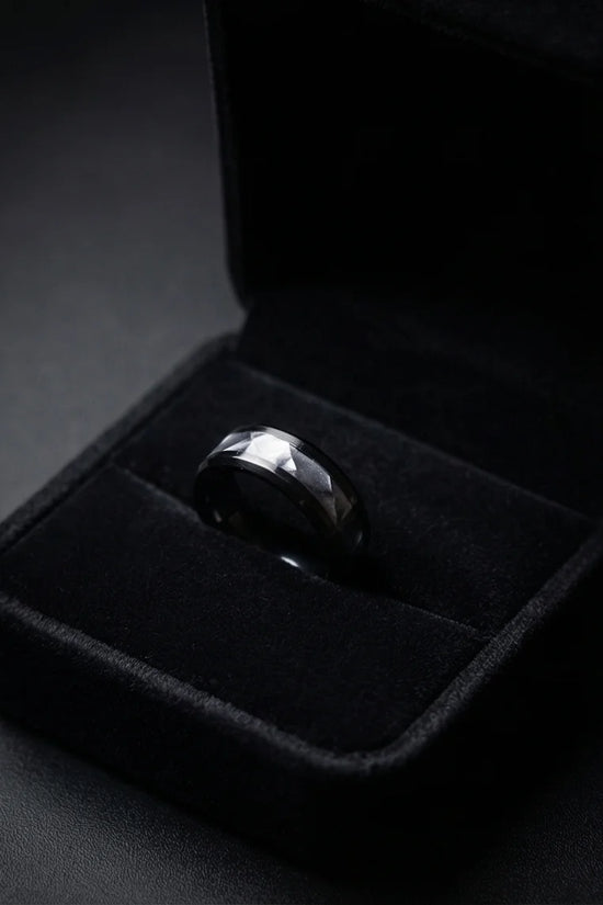The Azure Edge Titanium Band