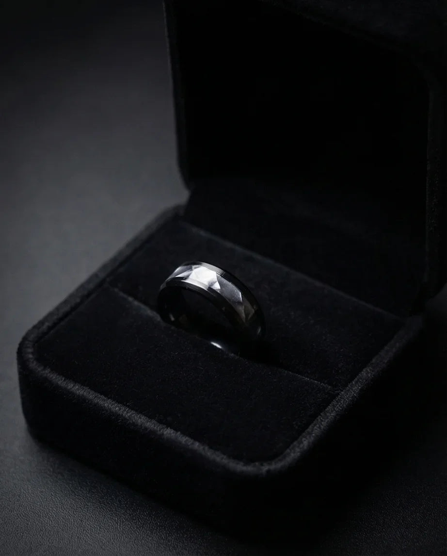 The Azure Edge Titanium Band