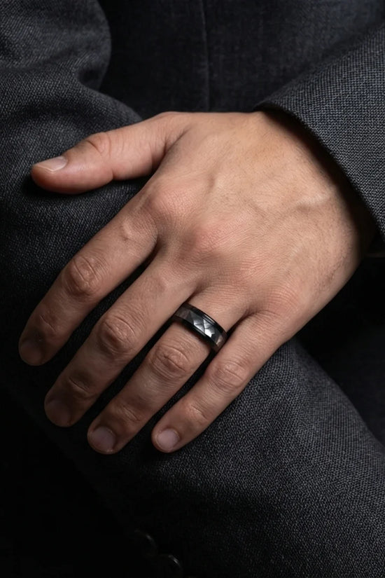 The Azure Edge Titanium Band