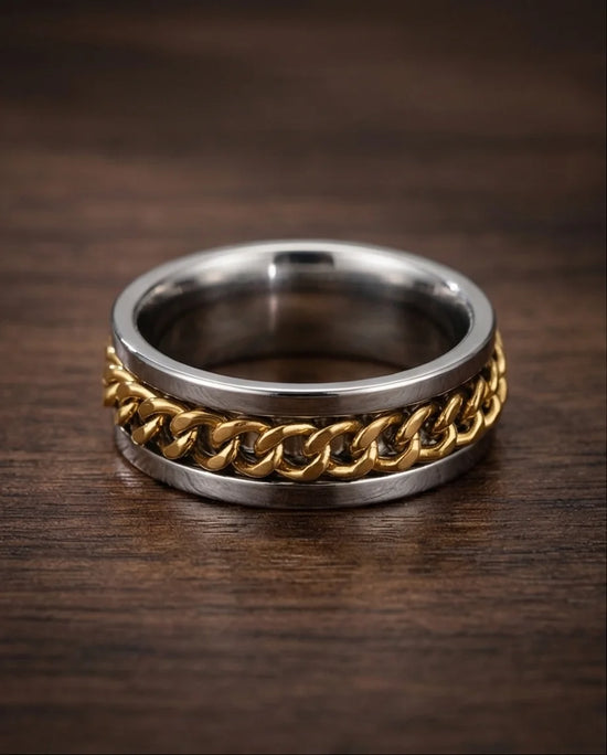 The Kinetic Curb: Two-Tone Cuban Spinner Band