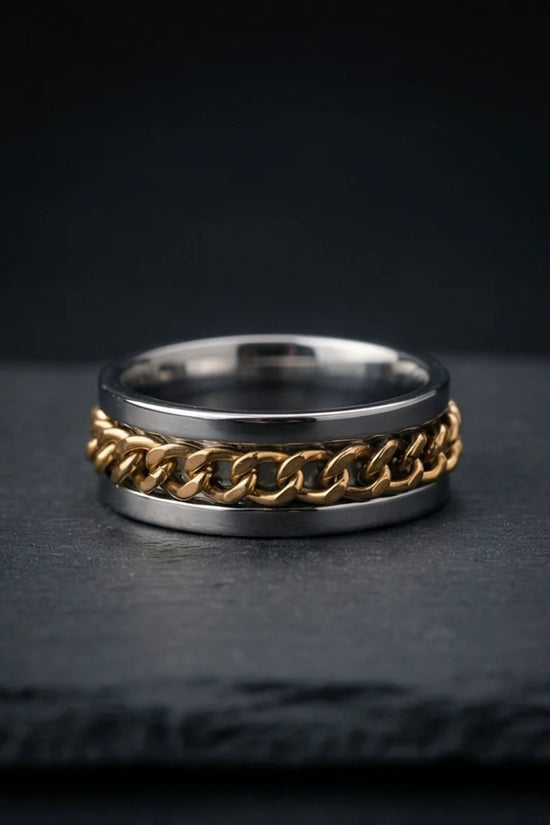 The Kinetic Curb: Two-Tone Cuban Spinner Band