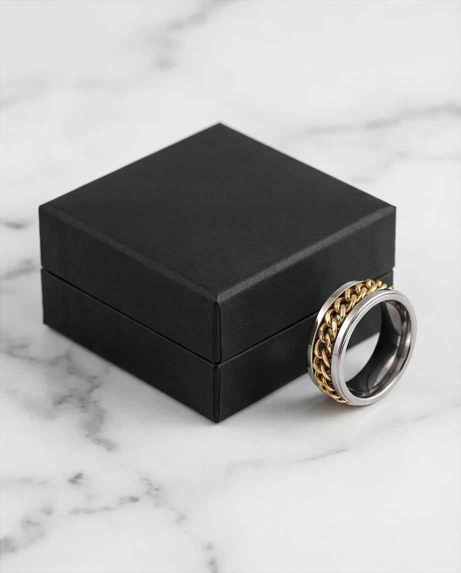 The Kinetic Curb: Two-Tone Cuban Spinner Band