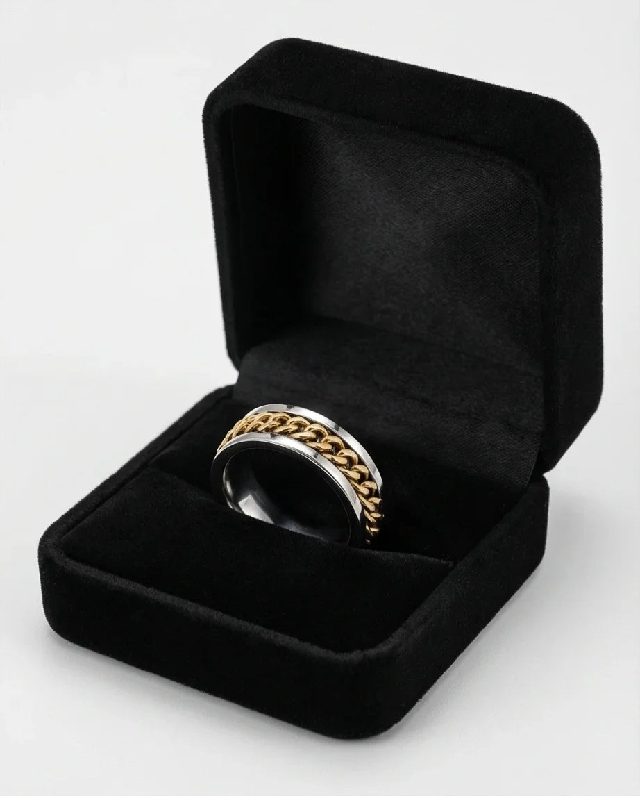 The Kinetic Curb: Two-Tone Cuban Spinner Band