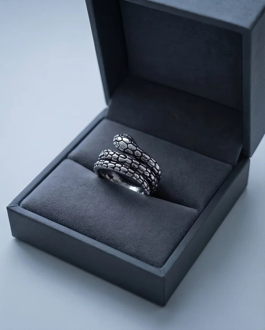 The Serpent’s Coil Ring