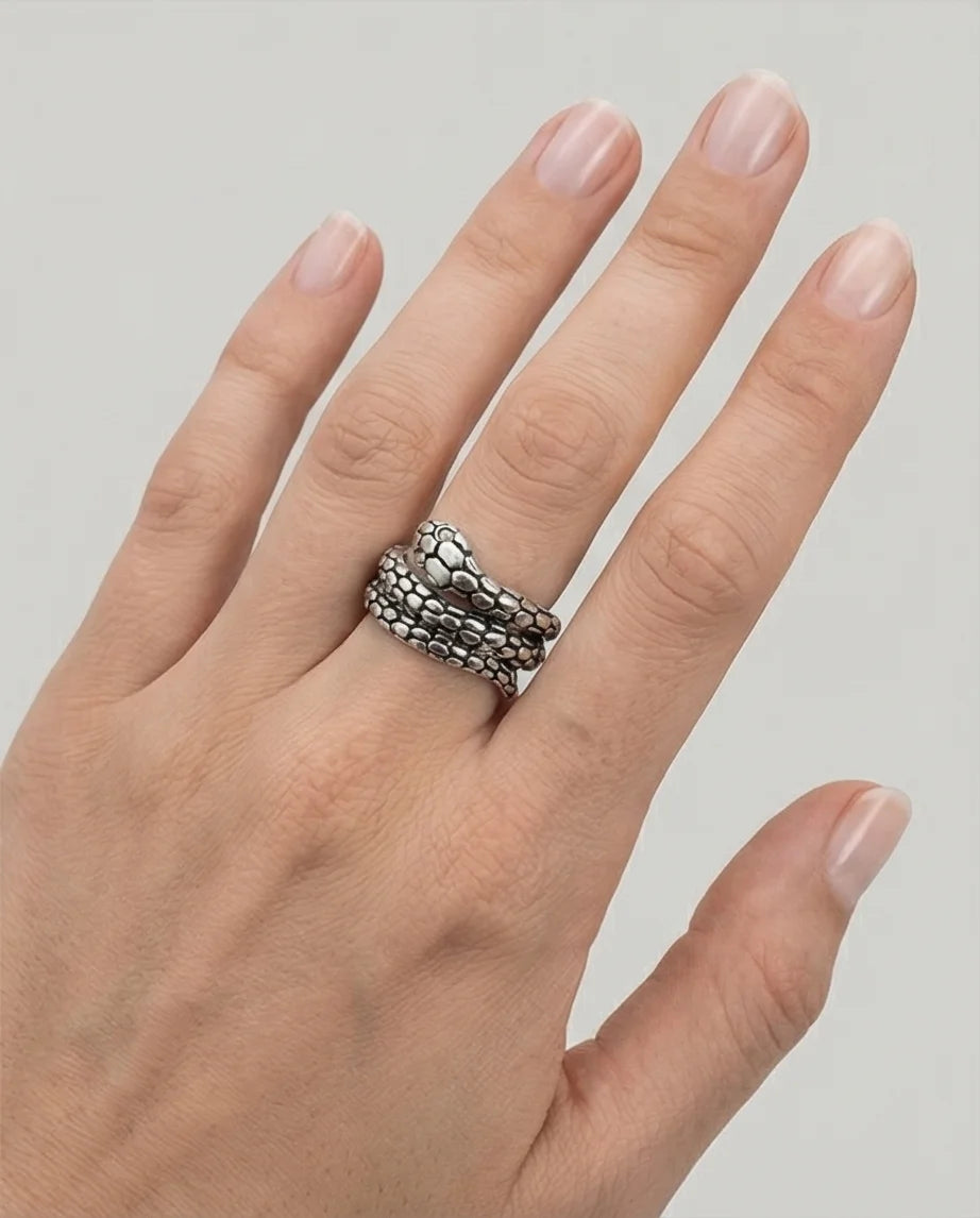 The Serpent’s Coil Ring