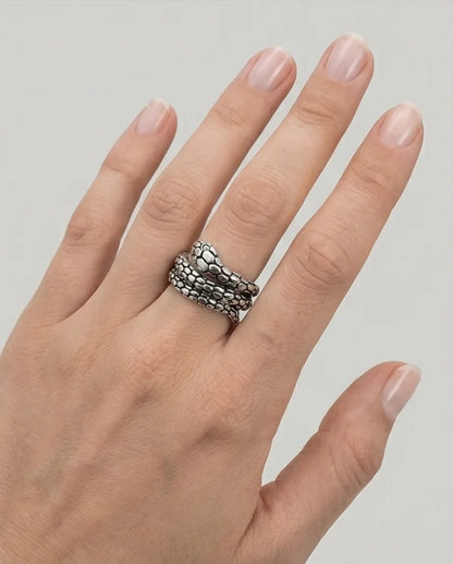 The Serpent’s Coil Ring