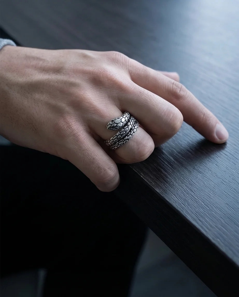 The Serpent’s Coil Ring