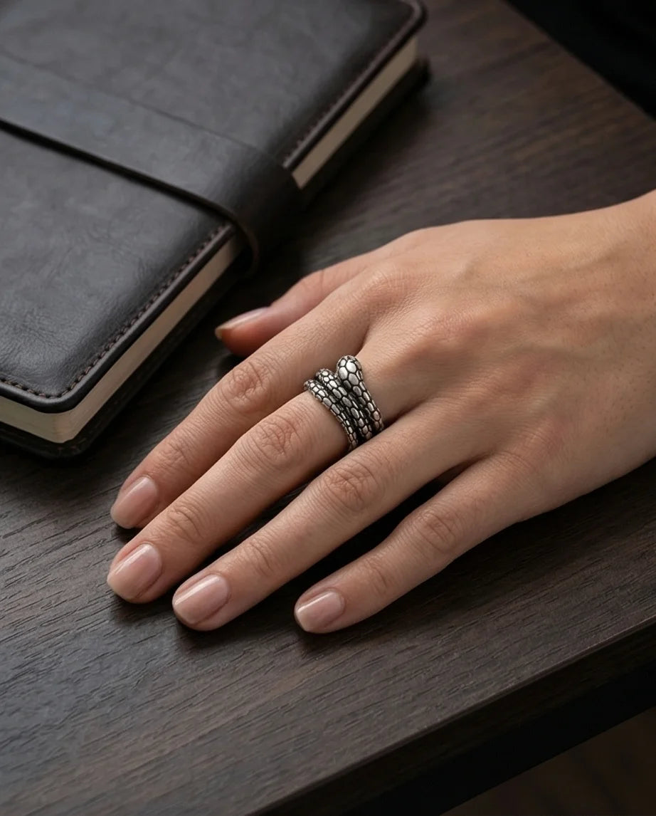 The Serpent’s Coil Ring