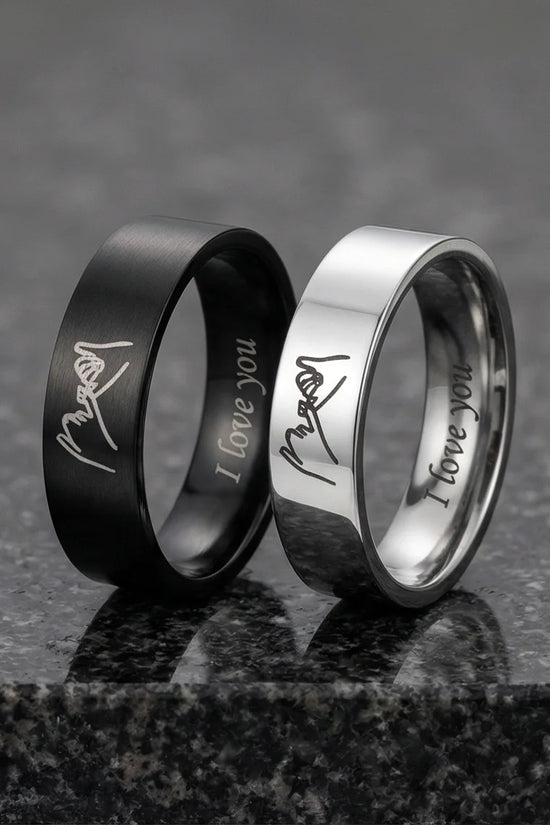 The Pinky Promise Duo: Engraved Eternal Bond Set