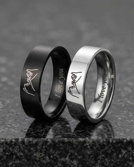 The Pinky Promise Duo: Engraved Eternal Bond Set