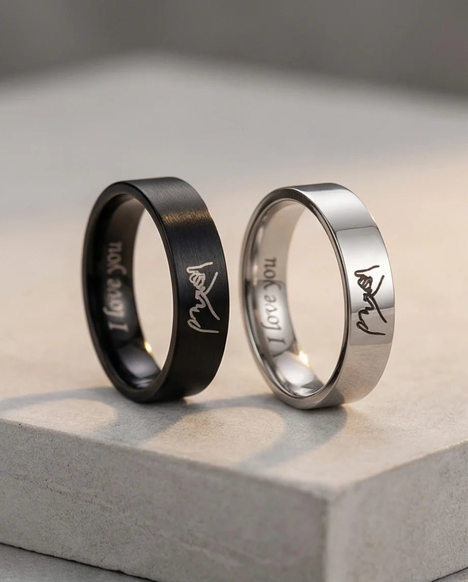 The Pinky Promise Duo: Engraved Eternal Bond Set
