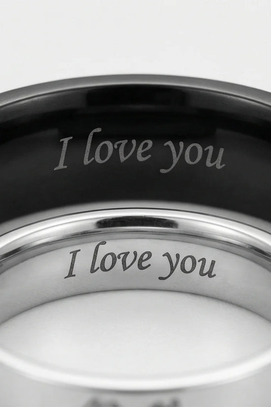 The Pinky Promise Duo: Engraved Eternal Bond Set