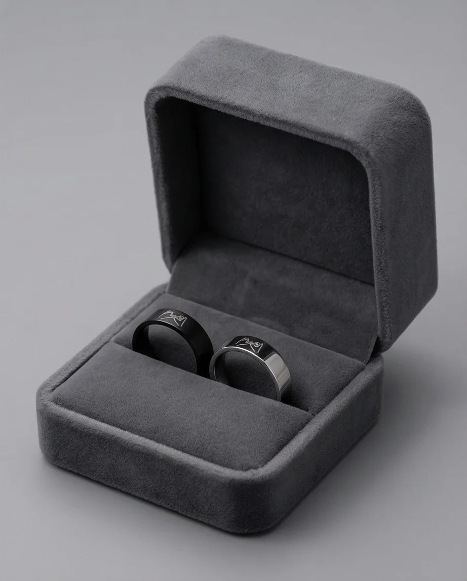 The Pinky Promise Duo: Engraved Eternal Bond Set