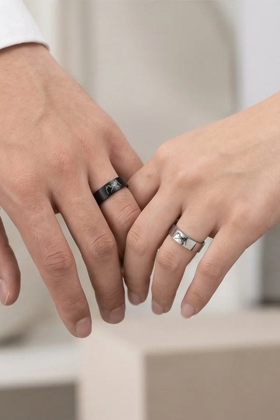 The Pinky Promise Duo: Engraved Eternal Bond Set