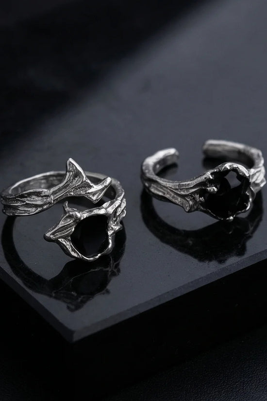 Obsidian Thorn: Dark Branch Artisan Rings