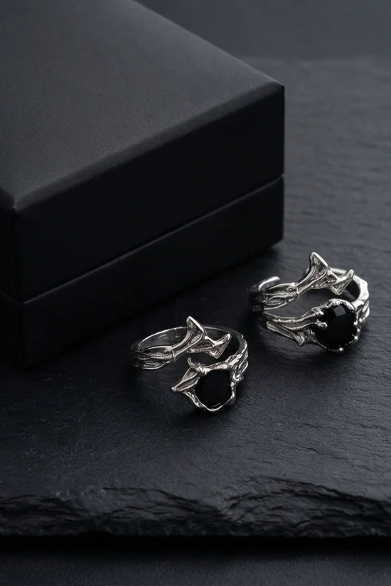 Obsidian Thorn: Dark Branch Artisan Rings