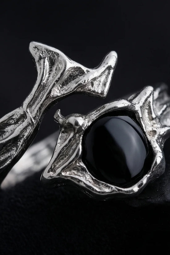 Obsidian Thorn: Dark Branch Artisan Rings