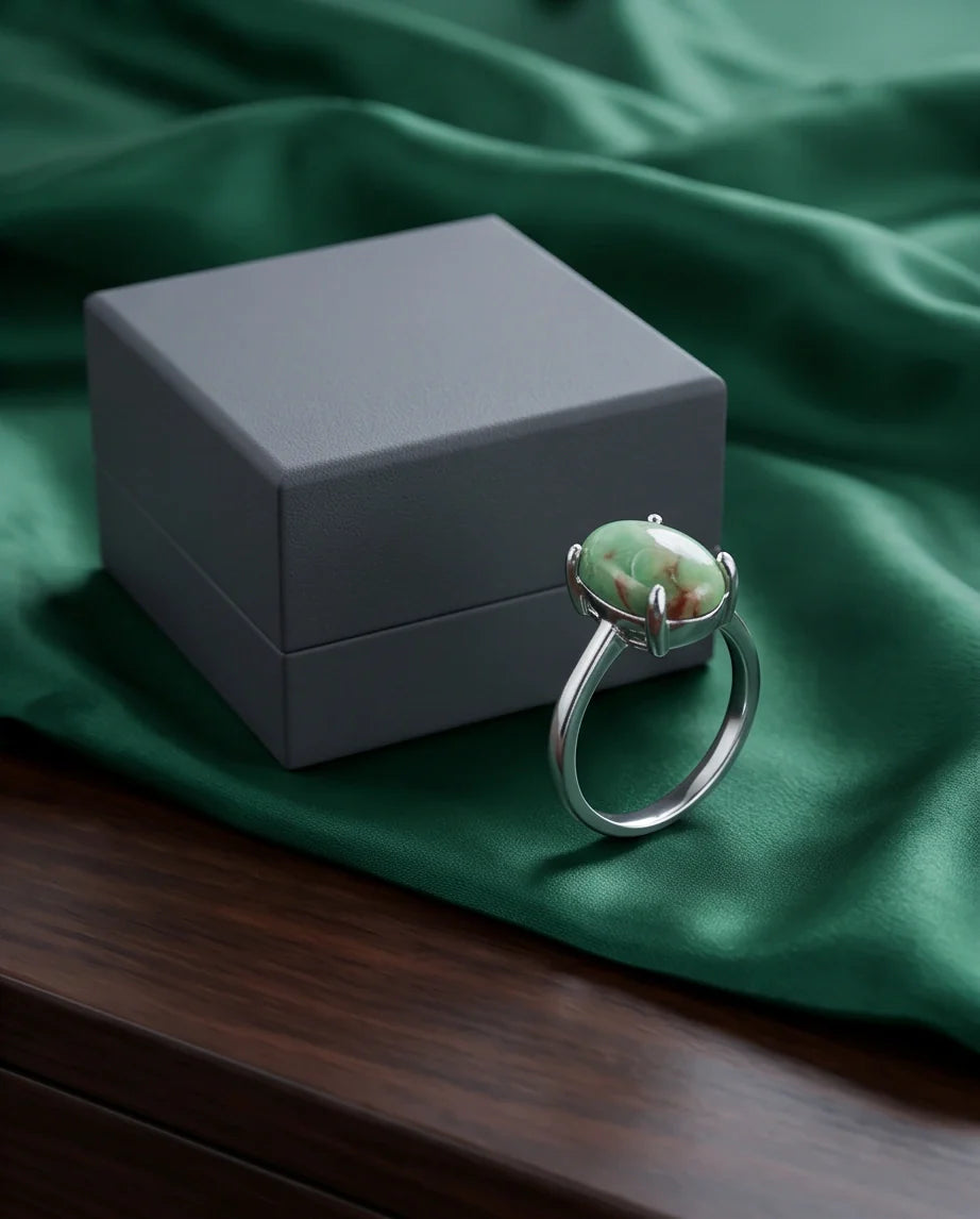 Serene Mint Turquoise Statement Ring