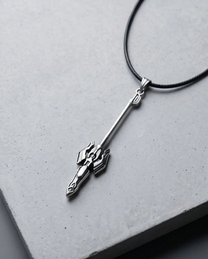 Futuristic Sci-Fi Spear Pendant Necklace