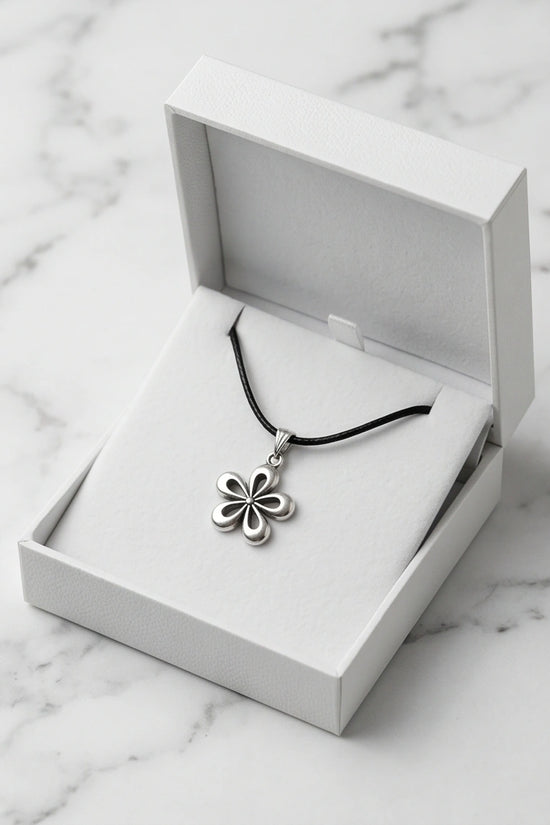 The Sakura Blossom Silver Pendant