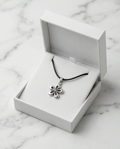 The Sakura Blossom Silver Pendant