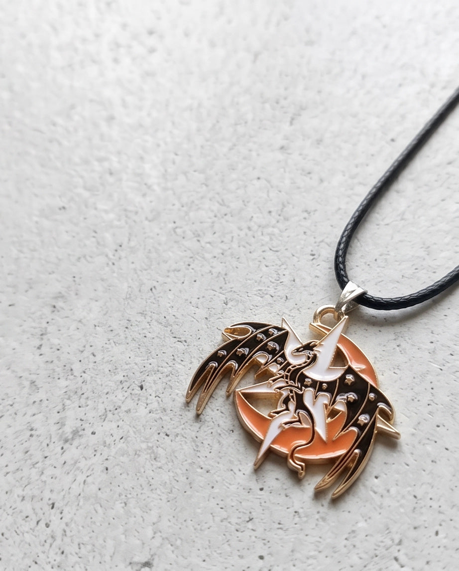 Celestial Celestial Dragon Moon & Star Pendant Necklace