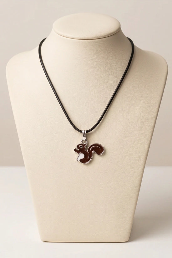 The Chestnut Squirrel Pendant