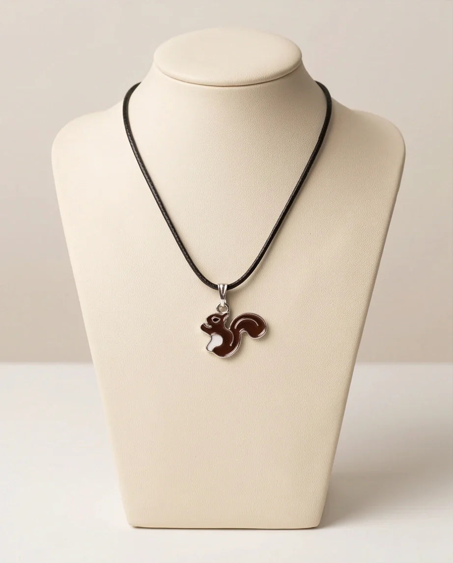 The Chestnut Squirrel Pendant