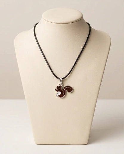 The Chestnut Squirrel Pendant