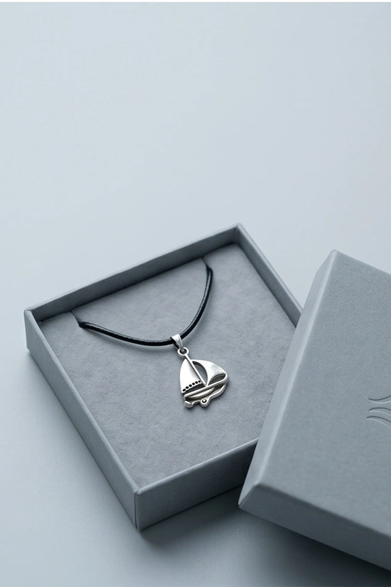 The Mariner Sailboat Pendant Necklace