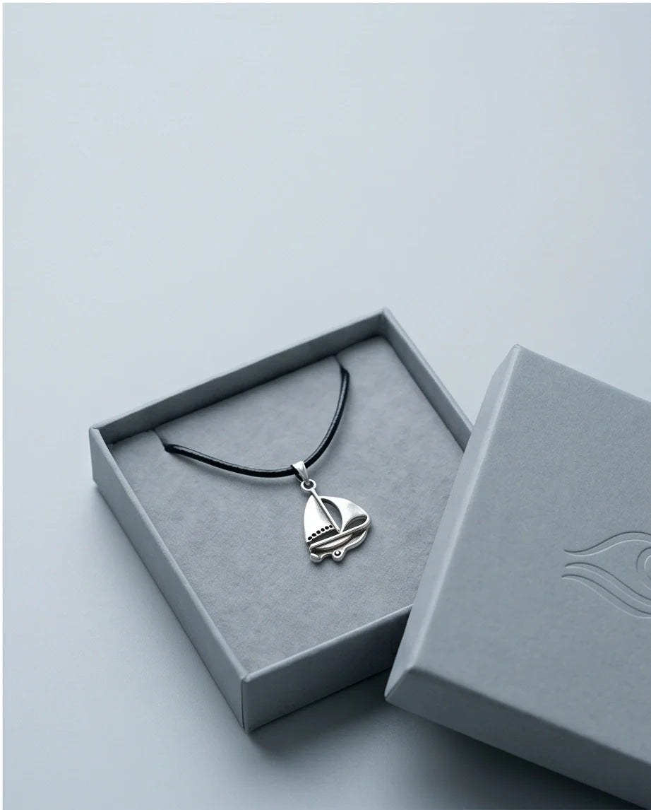 The Mariner Sailboat Pendant Necklace