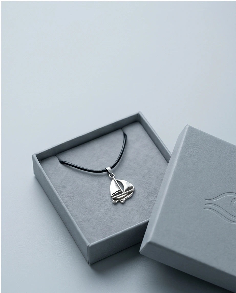 The Mariner Sailboat Pendant Necklace