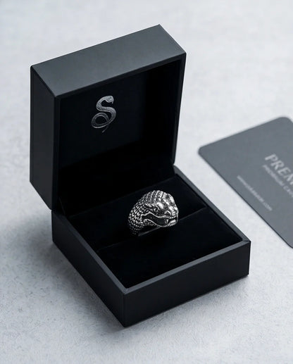 "Serpent’s Legacy" – Premium Viper Statement Ring