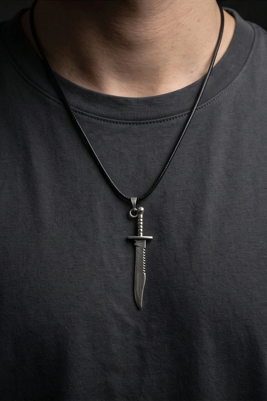 The Huntsman Combat Dagger Necklace